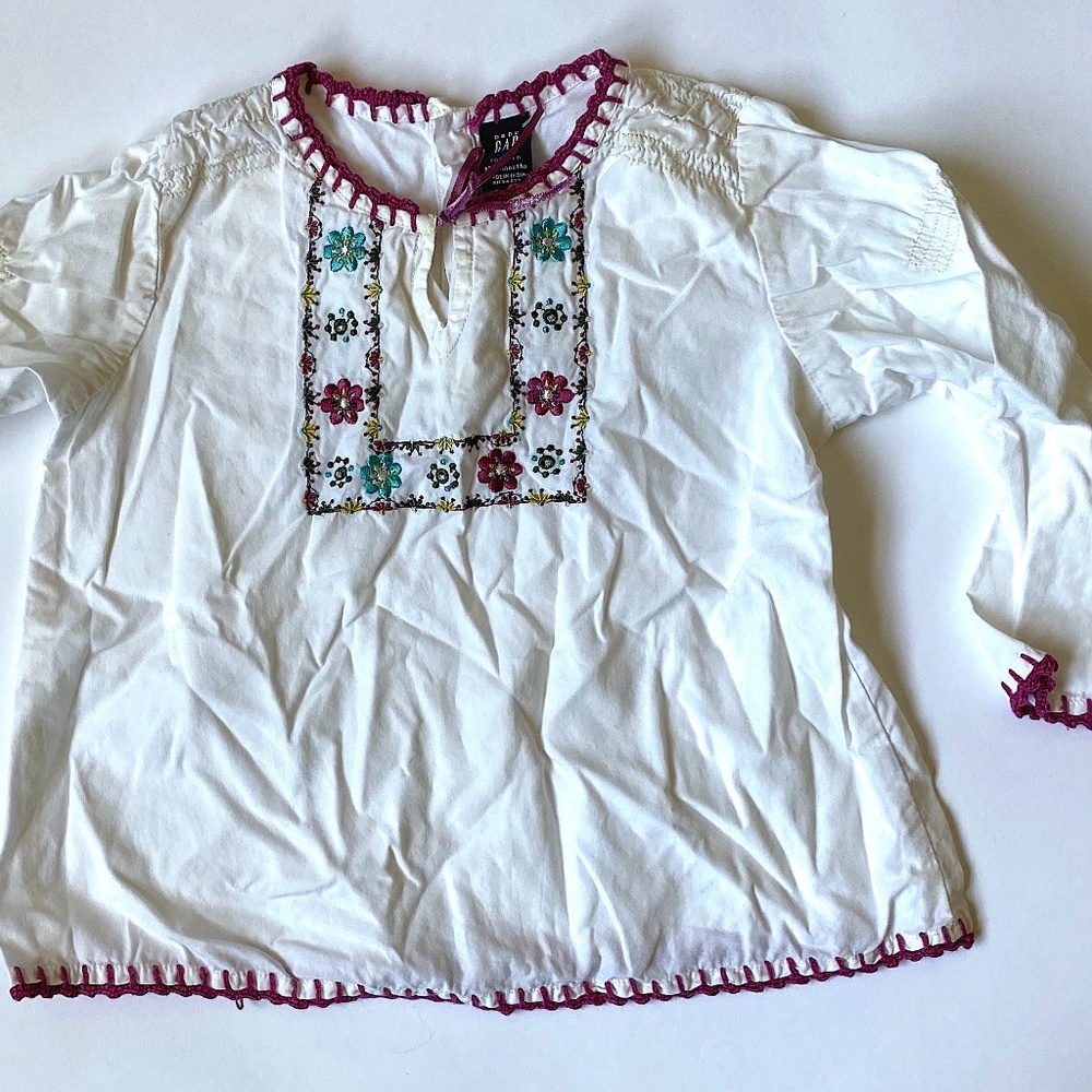 Baby Gap Peasant Tunic Top 18-24M